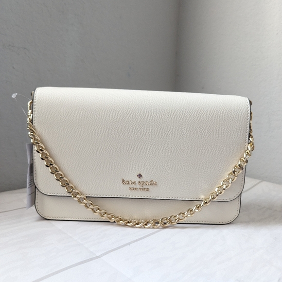 NWT Kate Spade KC430 Madison Flap Convertible Crossbody in Meringue - Picture 2 of 4